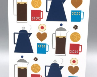 Coffee and Cookies, card