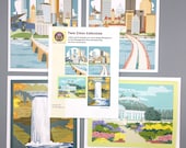 Twin Cities,Minneapolis, St. Paul, Landmark Collection Note Card Pack