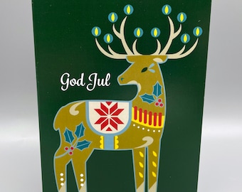 Reindeer Holiday card
