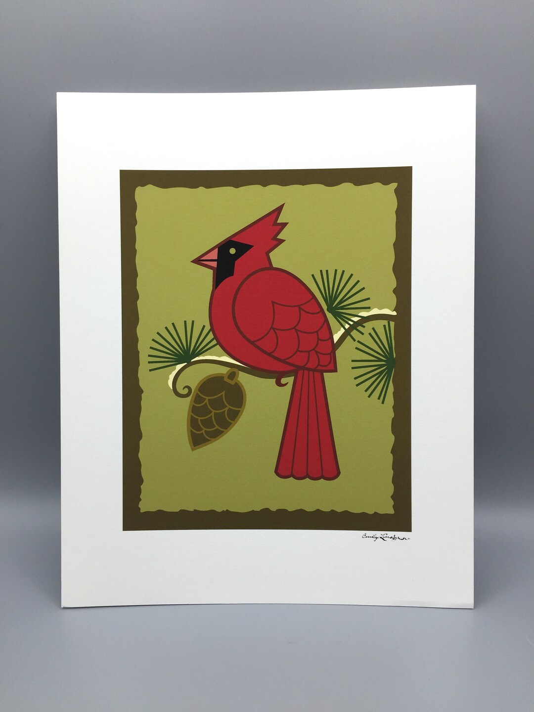 Cardinal Art Print - Etsy