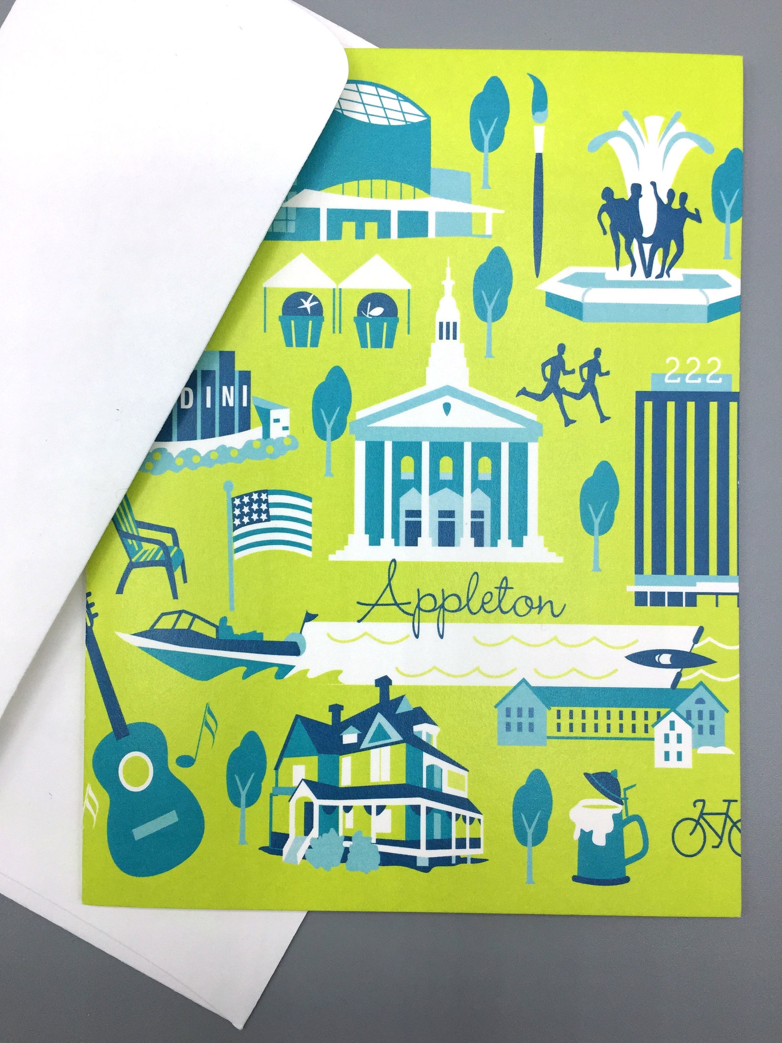 Appleton Wisconsin Cards Etsy