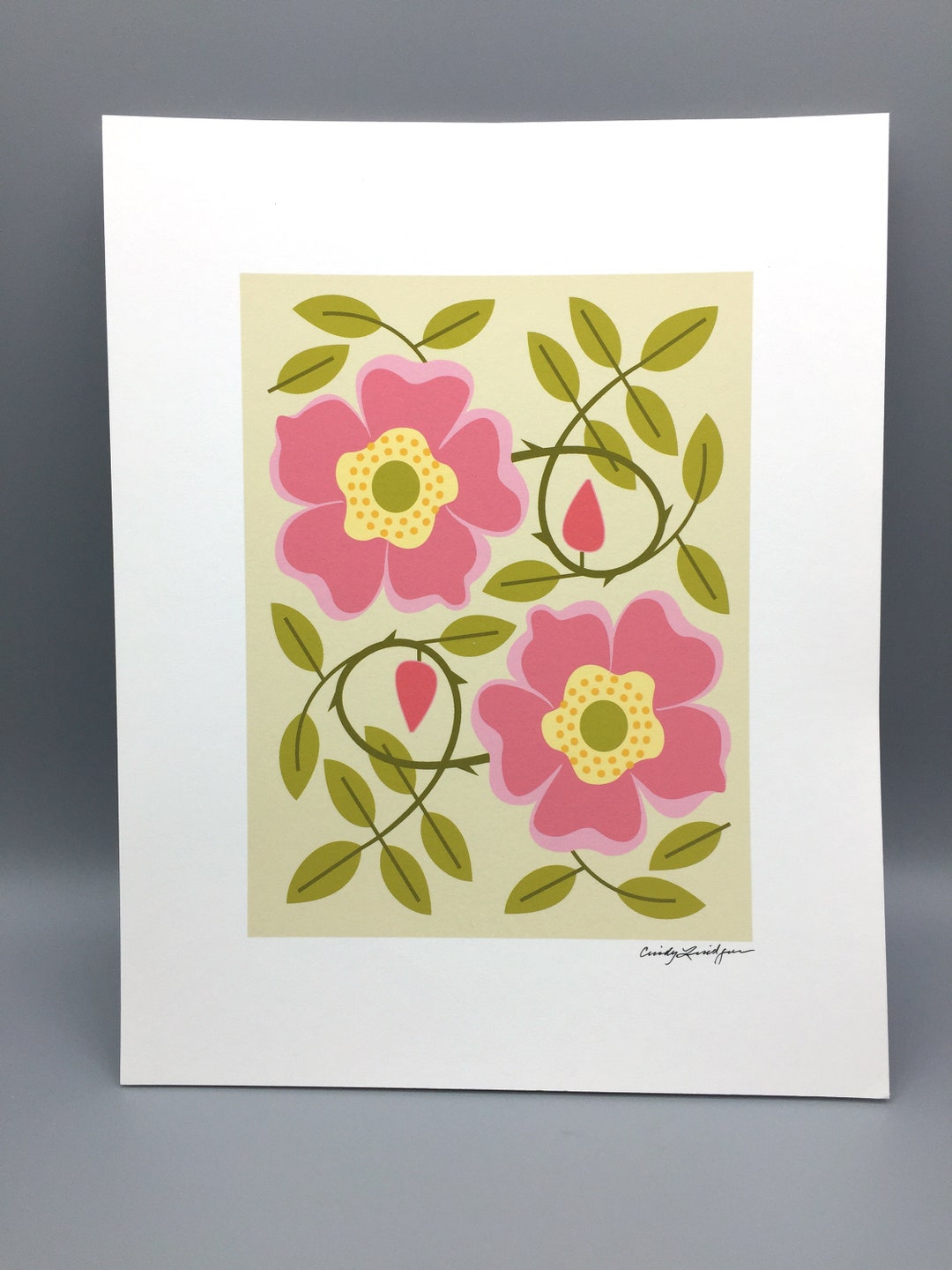 Wild Rose Art Print - Etsy