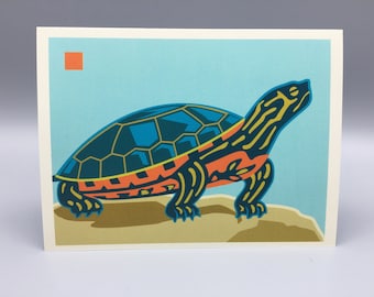 Painted Turtle  Card