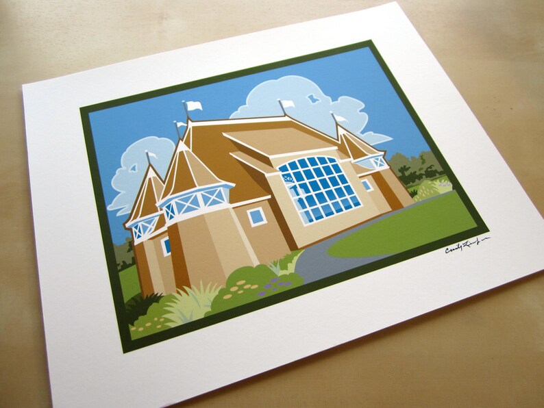 Minneapolis Bandshell Giclee Print Etsy