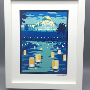 Japanese Lantern Festival, Art print, Como Conservatory, St. Paul, Minnesota