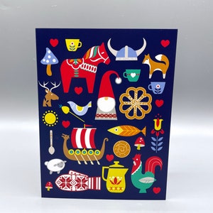 Nordic Love, Scandinavian, card