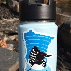 Minnesota Loon, Vinyl Sticker,