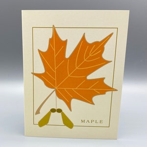 Maple Leaf and Seed, Card