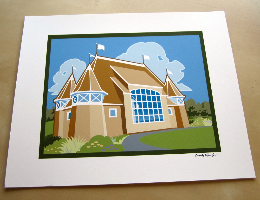 Minneapolis Bandshell Giclee print Etsy