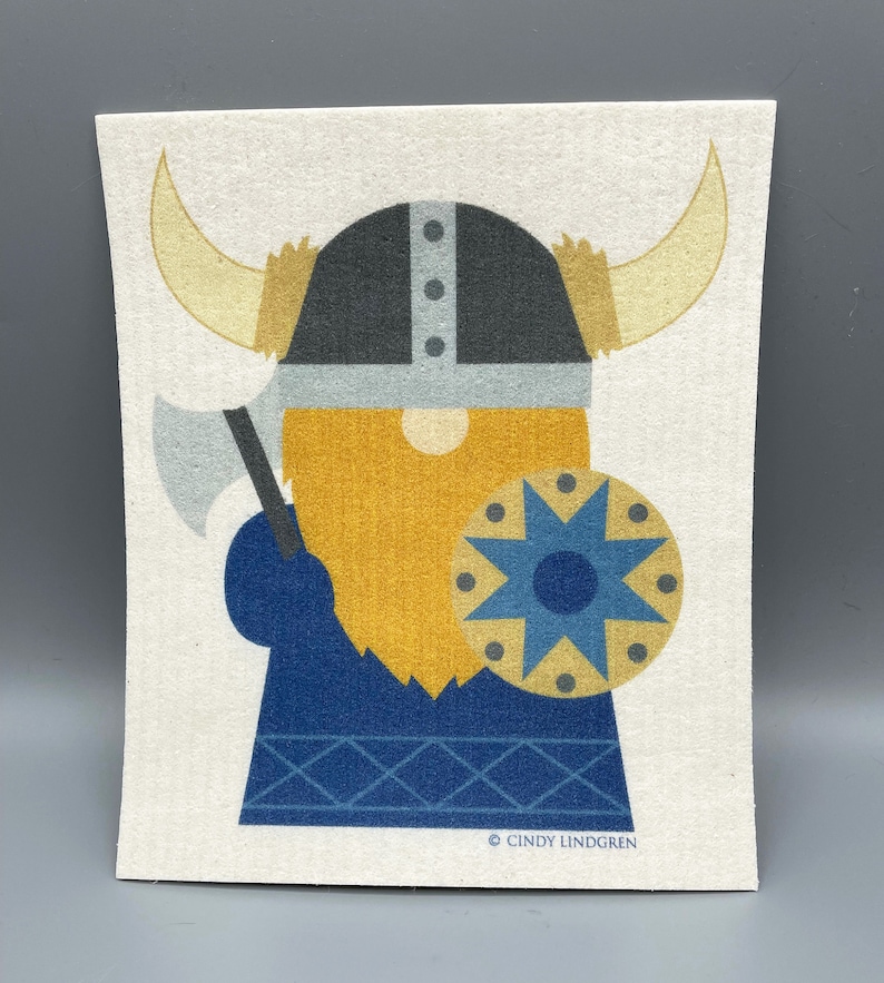 CindyLindgren Viking Gnome Dishcloth - Thumbnail 4