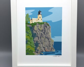 Split Rock Lighthouse, Minnesota, art print