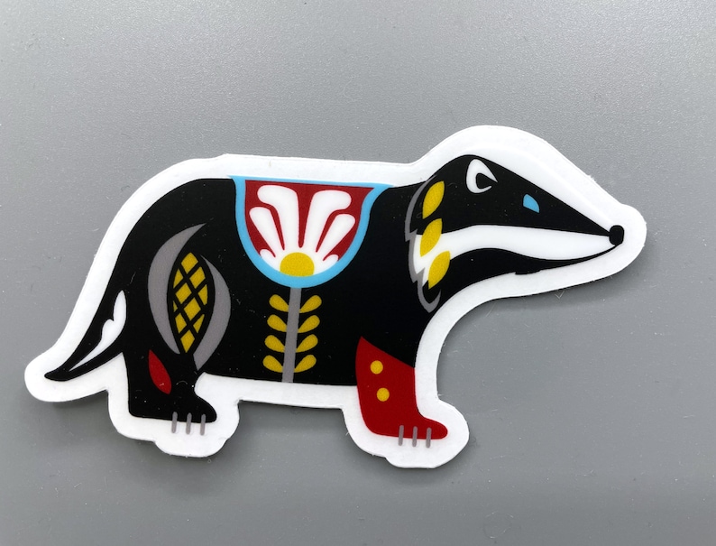 Dala Badger, Vinyl Sticker, 3 image 1