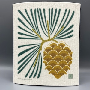 Pine Cone, Swedish Dishcloth