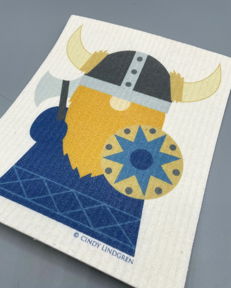 CindyLindgren Viking Gnome Dishcloth - Thumbnail 3