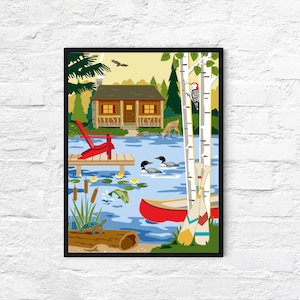 Cabin Life, 24 x 18&quot; poster