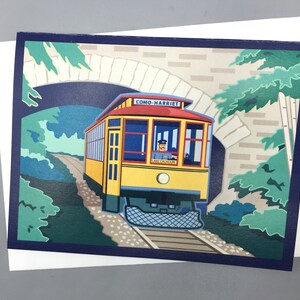 Lake Harriet,Minneapolis, Minnesota, Trolley Card, Streetcar, image 2