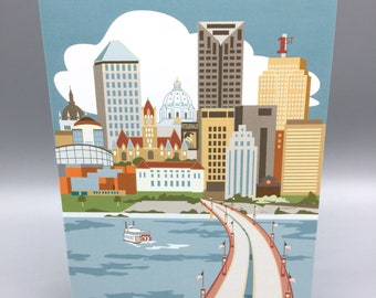 St. Paul River View card