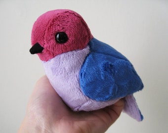 Bisexual Pride Plush Bird