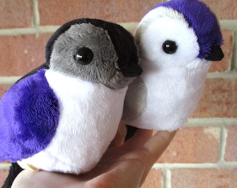 Asexual/Demisexual Pride Plüschvogel