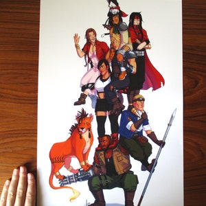 11x17&quot; Final Fantasy VII Fanart Print - People Tower