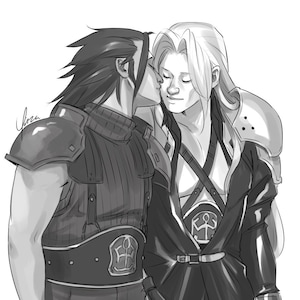 10x15cm Final Fantasy VII Postkartendruck - SephZack