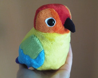 LGBT Rainbow Pride Plush Parrot