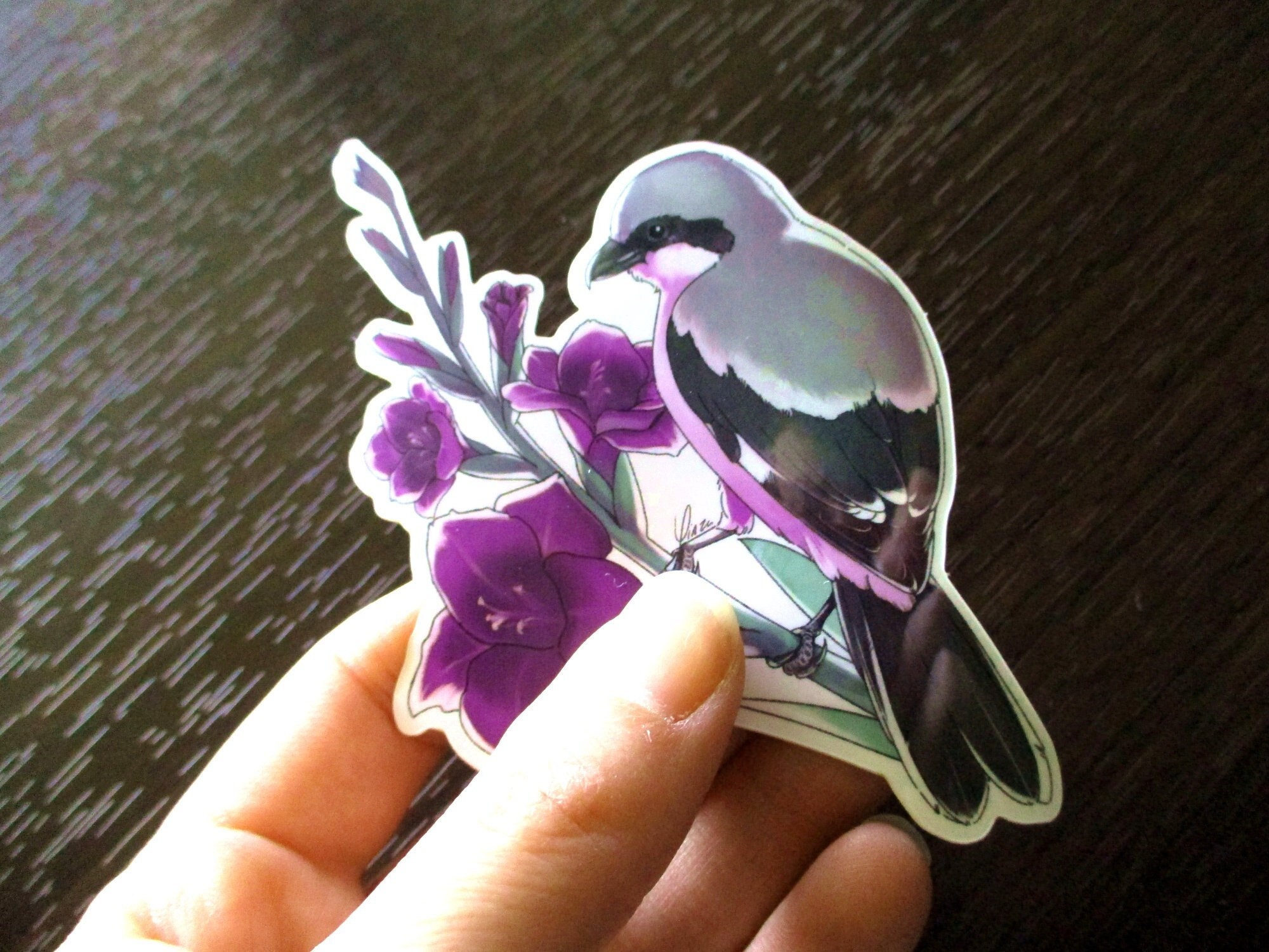 3x3" Ace Pride Shrike Vinyl Sticker
