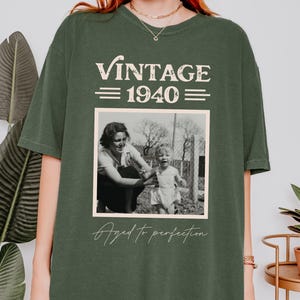 Maglietta per l&#39;85° compleanno / Maglietta personalizzata per l&#39;85° compleanno / Divertente regalo di compleanno per mamma, papà, nonna, nonno / Regalo per 85enne
