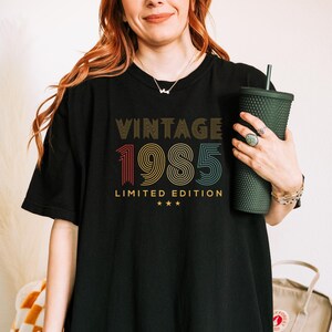 40th Birthday Comfort Colors® Shirt | Vintage Limited Edition 1985 Shirt | 40th Birthday Tshirt | 1985 Birthday Tshirt For Men Women