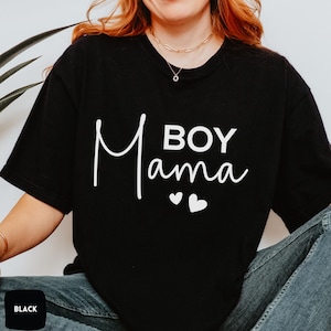 Comfort Color® Boy Mom Shirt, Mothers Day, Birthday Gift for Mama, Pregnancy Announcement Boy life T-shirt, Baby shower, New Boy Mom gift
