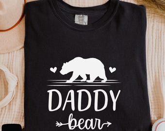 Papa Bär Shirt | Comfort Colors® Daddy T-Shirt, Vatertagsgeschenk, Geschenk für Vater, Geschenk für Papa, Bärenshirt, Papabär-T-Shirt