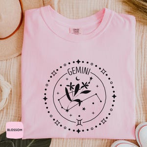 Zwillinge T-Shirt | Sternzeichen Shirt | Zwillinge Geschenk für sie | Horoskop-T-Shirt | Sternzeichen Zwillinge Geburtstags-Shirt | Comfort Colors® Gemini Sweatshirt