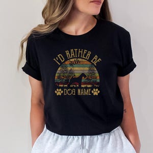 Welsh Terrier Shirt with Custom Dog Name | Welsh Terrier Shirt Dog Mom T-shirt | Gift For Welsh Terrier Lover, Welsh Terrier Dad T-shirt