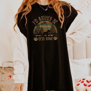 Miniature Schnauzer Shirt with Custom Dog Name | Schnauzer Dog Mom T-shirt | I'd Rather Be Dog Shirt, Schnauzer Sweatshirt, Schnauzer Shirt