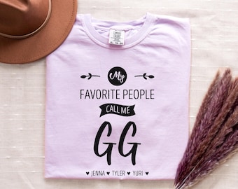 People Call Me GG T-Shirt | Personalized GG Shirt | Comfort Colors® Shirt | gg Shirt | gift for GG | gg sweatshirt, Mug | gg christmas Gift