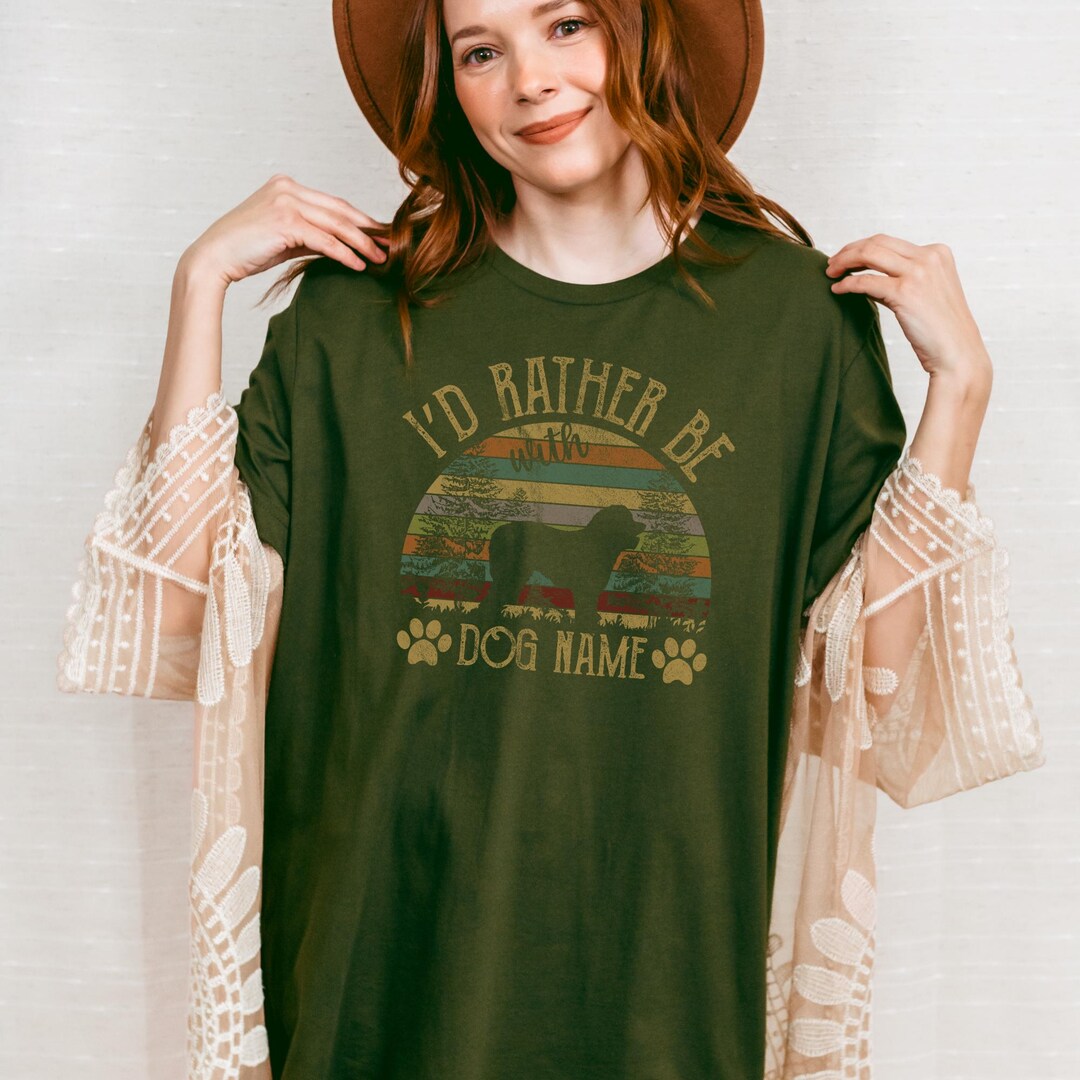 Pyredoodle Shirt With Custom Dog Name | Pyredoodle Dog Mom T-shirt ...