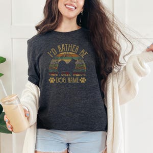 Samoyed Shirt with Custom Dog Name | Samoyed Shirt Dog Mom T-shirt, Samoyed Dog Tee | Samoyed Mom Gift | Dog Lover Shirt, Pet Owner Gifts