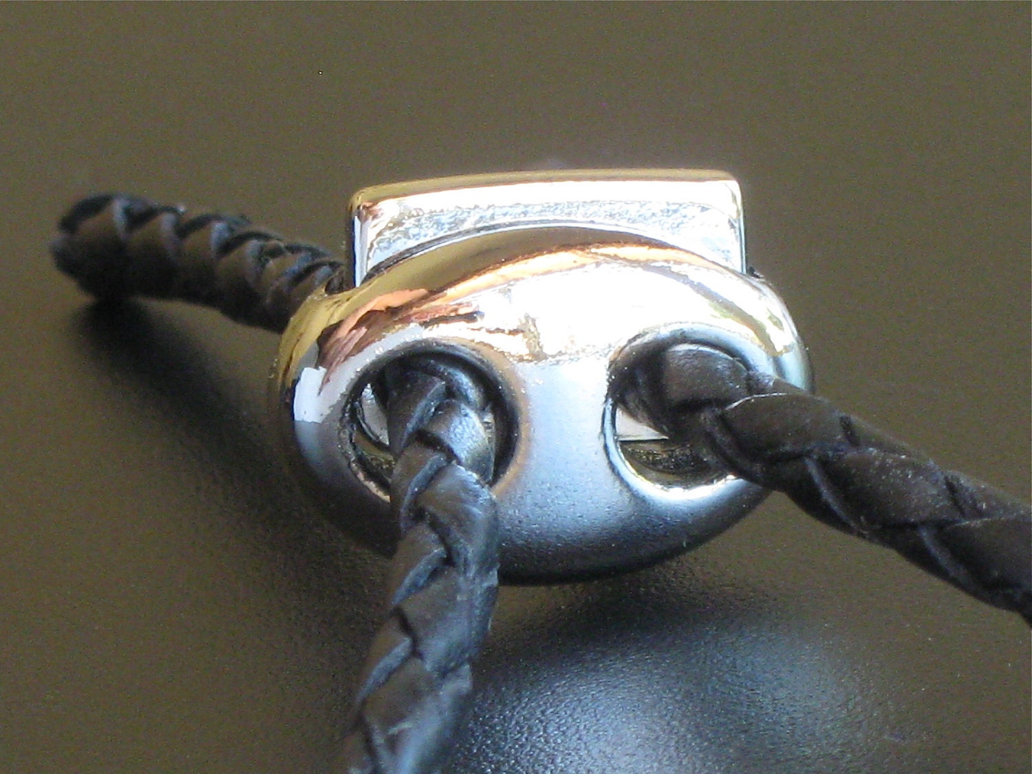 1 Silver Spring Jewelry CLASP. Fits 3mm Leather Cord or Etsy