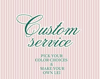 Customized Flower Lei Service