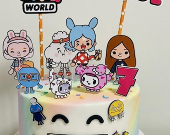 Toca Boca Cake Topper- Toca Life