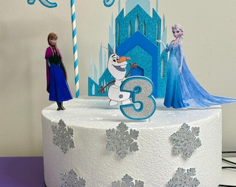 Décoration pour gâteau surgelée