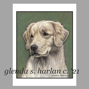 Golden Retriever Note Cards Dog Art Gift Dog Mom Goldie Lover Gift Stationnaire - Ensemble de quatre ou huit