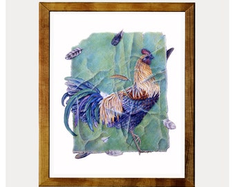 Rooster Fine Art 8x10 Print by Glenda S. Harlan