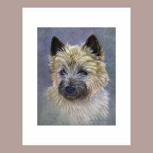 Cairn Terrier Fine Art 8x10 Print