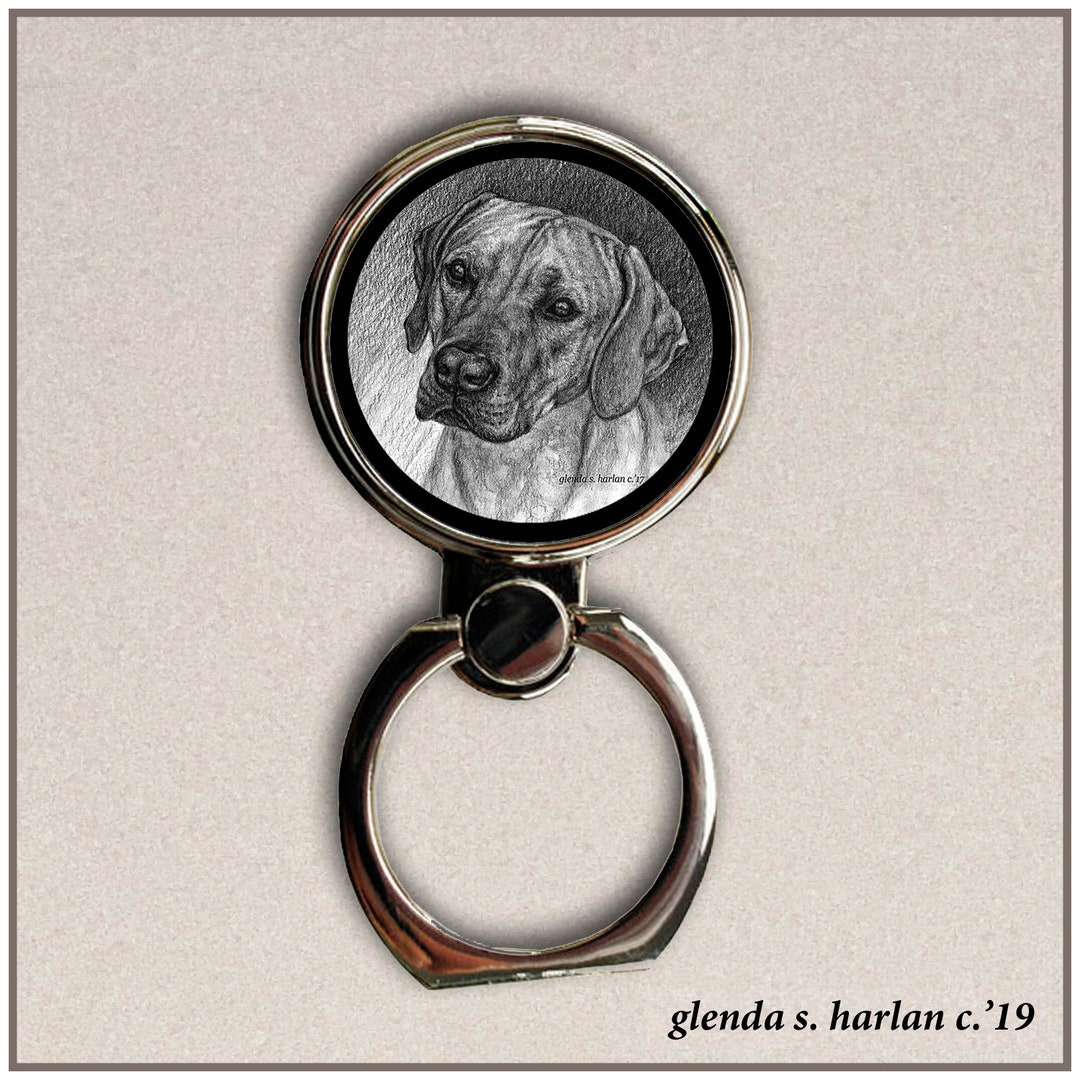 Rhodesian Ridgeback Ring Rhodesian Ridgeback Art, Phone Ring Stand, Finger Holder - Etsy