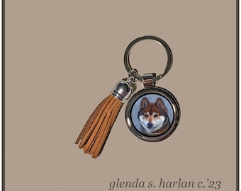 Porte-clés Shiba Inu - Mascotte Japonaise - Neuf Avec Étiquettes Mister Petlife
