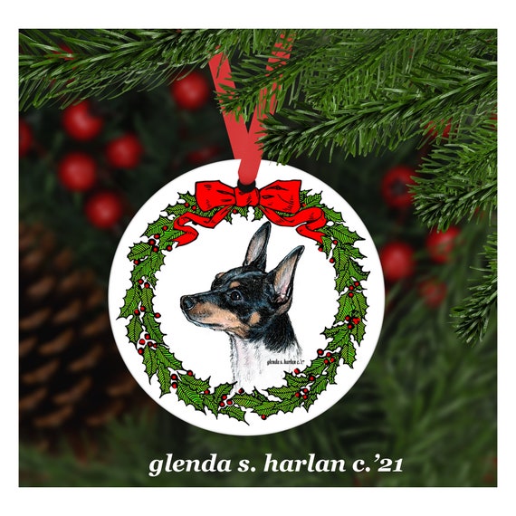 fox terrier ornaments