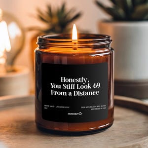 Funny 70th Birthday Candle Gift, 70th Birthday Gift For Men & Women, Candle Gift For 70th Birthday Women, Gift for Mom, Grandma , Dad