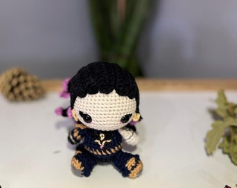Crochet Valorant Reyna Doll | Handmade Gamer Gift