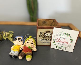 Custom Engraved Christmas Gift Box – It Takes Two Handmade Doll Keychains